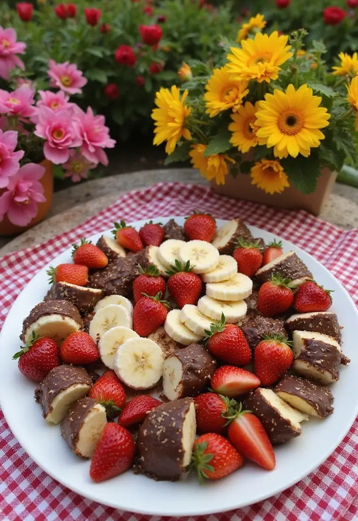 25 Gluten-Free Picnic Recipes for Summer Days - 25. Chocolate-Dipped Fruit