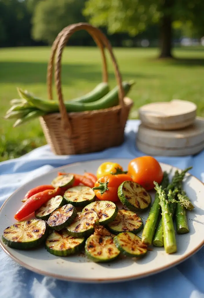 25 Gluten-Free Picnic Recipes for Summer Days - 8. Grilled Vegetable Platter