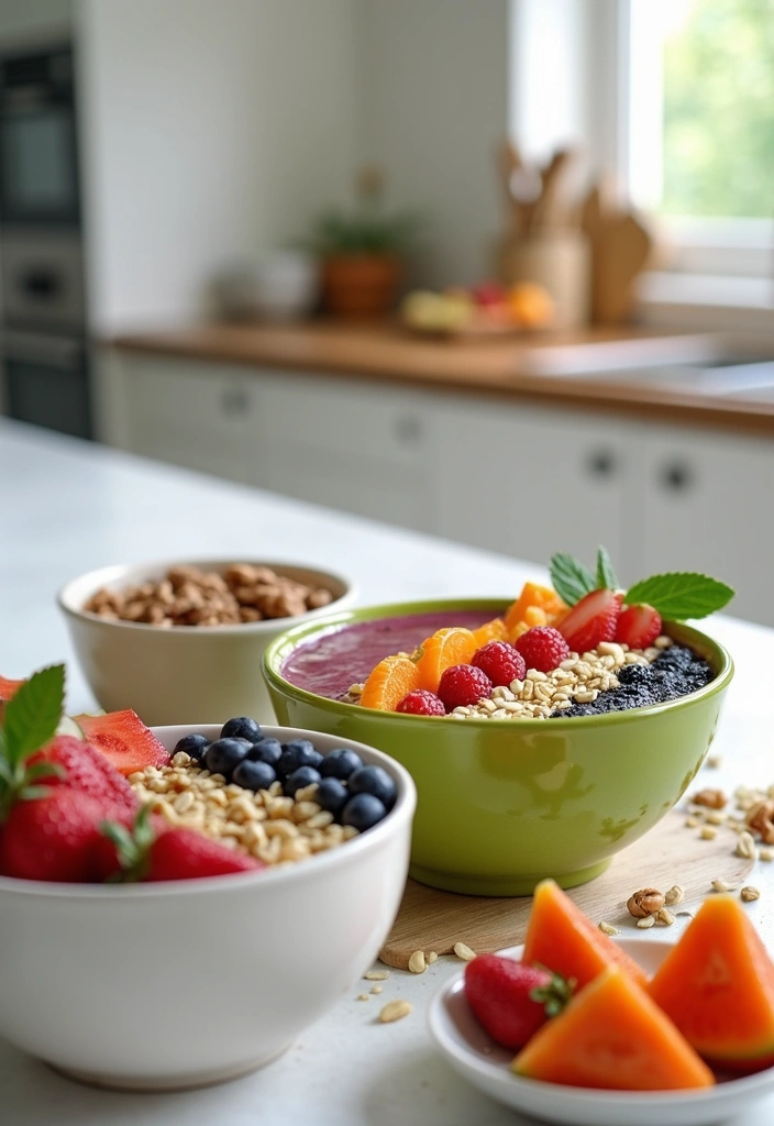 25 Gluten-Free Recipes Kids Can Help Make - 17. Berry Smoothie Bowls