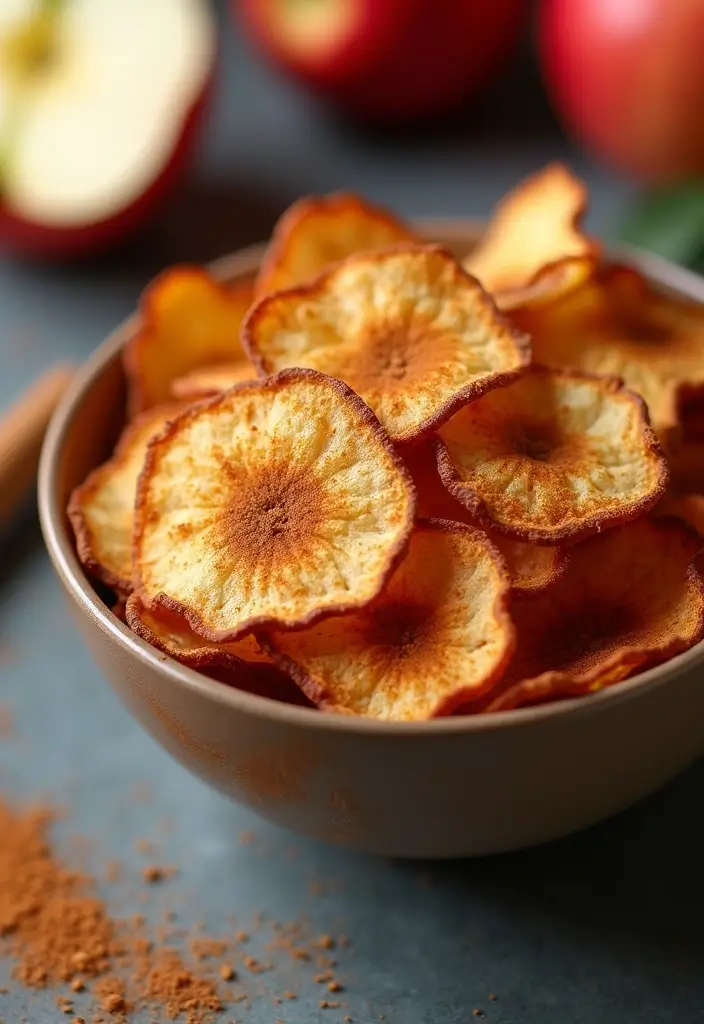 25 Gluten-Free Recipes Kids Can Help Make - 19. Cinnamon Apple Chips