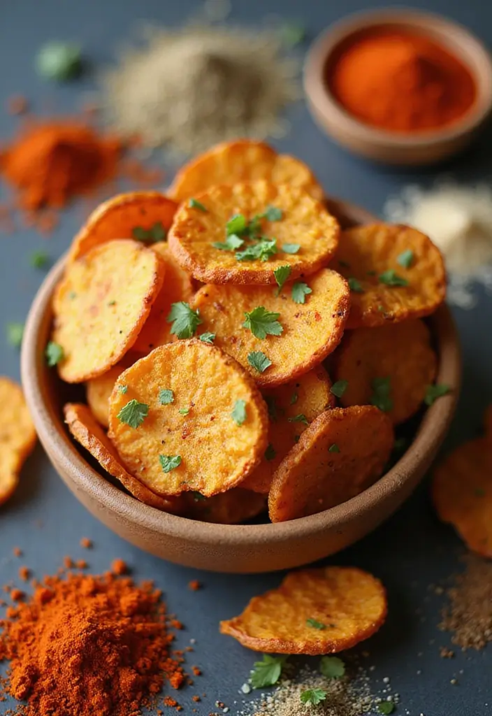 25 Gluten-Free Recipes for Festivals and Gatherings - 1. Savory Sweet Potato Chips