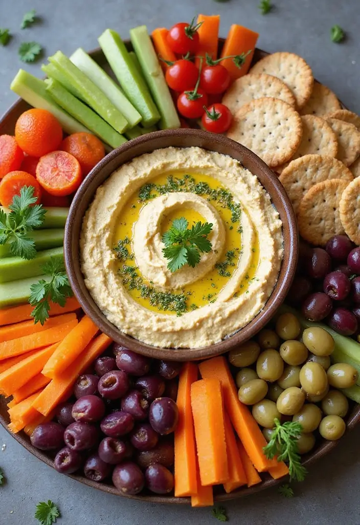 25 Gluten-Free Recipes for Festivals and Gatherings - 13. Mediterranean Hummus Platter