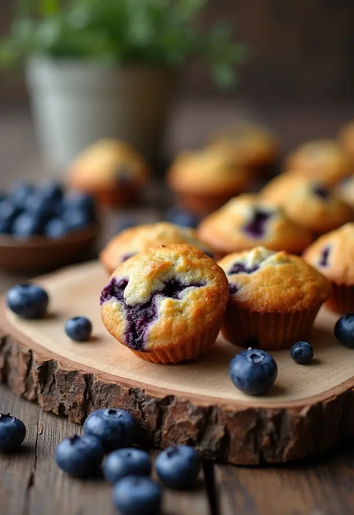 25 Gluten-Free Recipes for Festivals and Gatherings - 19. Blueberry Muffin Bites
