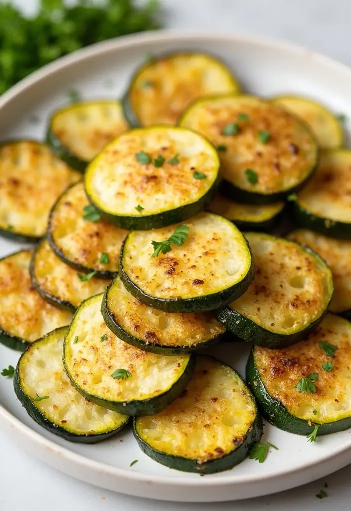25 Gluten-Free Recipes for Festivals and Gatherings - 20. Garlic Parmesan Zucchini Rounds
