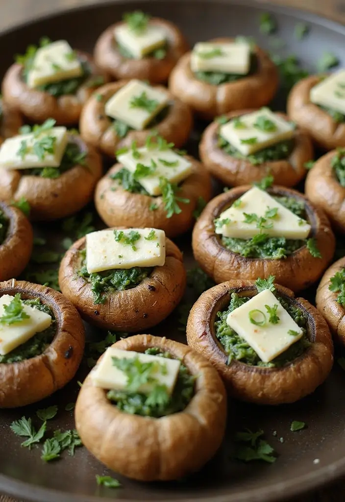 25 Gluten-Free Recipes for Festivals and Gatherings - 3. Spinach and Cheese Stuffed Mushrooms