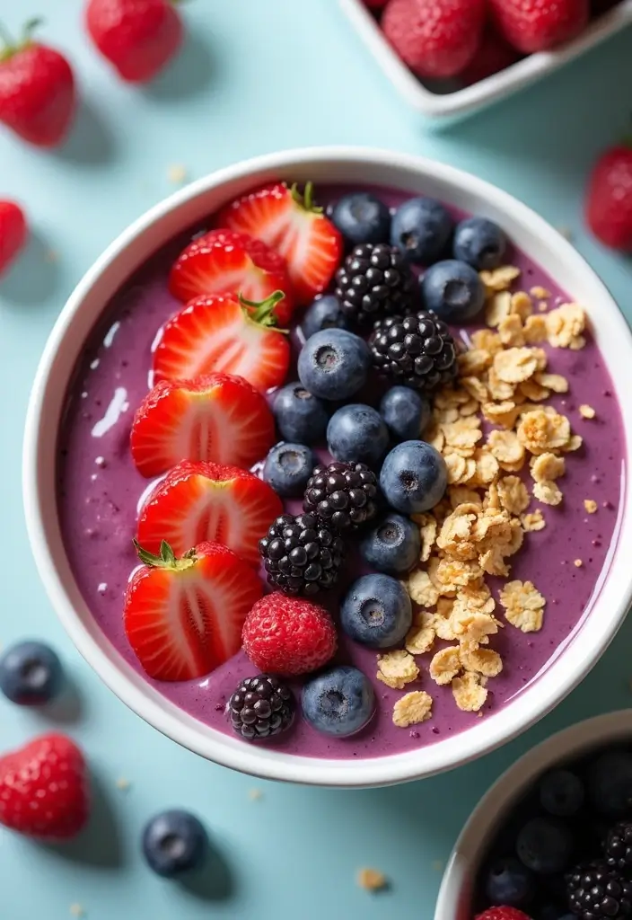 25 Gluten-Free Recipes for Kids That Are Actually Fun - 25. Berry Smoothie Bowl