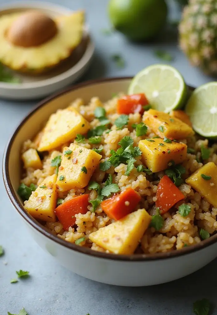25 Gluten-Free Recipes with Rice You’ll Want Daily - 12. Thai Pineapple Fried Rice Bowl