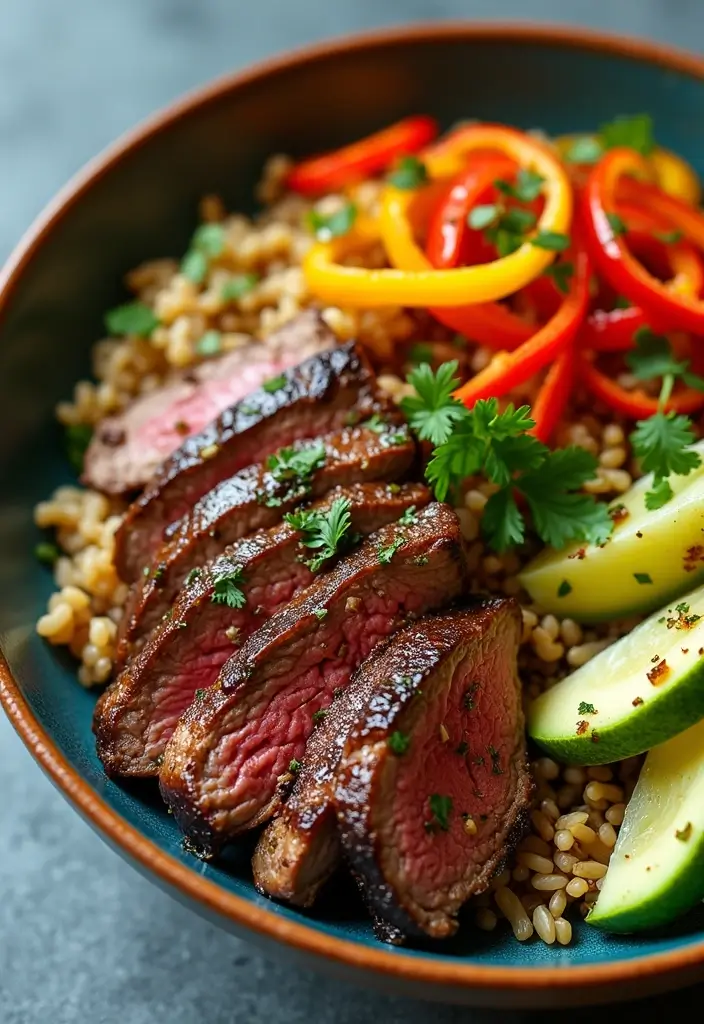 25 Gluten-Free Recipes with Rice You’ll Want Daily - 15. Chimichurri Steak Rice Bowl