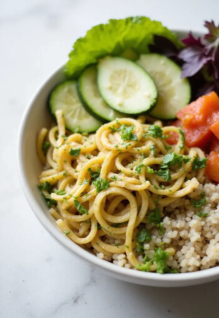25 Gluten-Free Recipes with Rice You’ll Want Daily - 24. Zucchini Noodle and Rice Salad Bowl