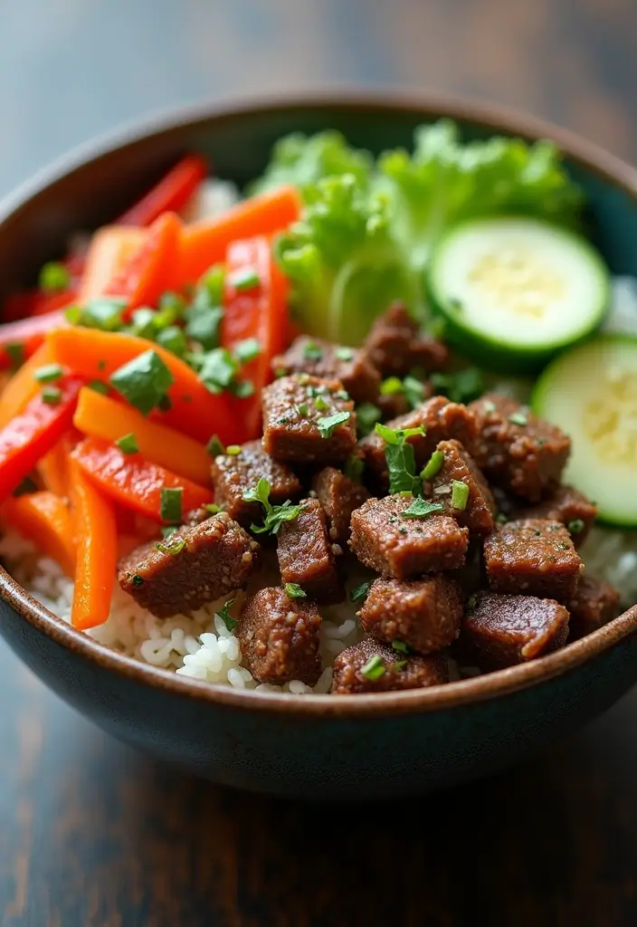 25 Gluten-Free Recipes with Rice You’ll Want Daily - 7. Beef Stir-Fry Rice Bowl