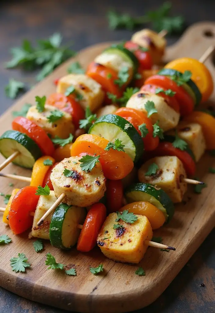 25 Gluten-Free Street Food Recipes to Try at Home - 10. Grilled Vegetable Skewers