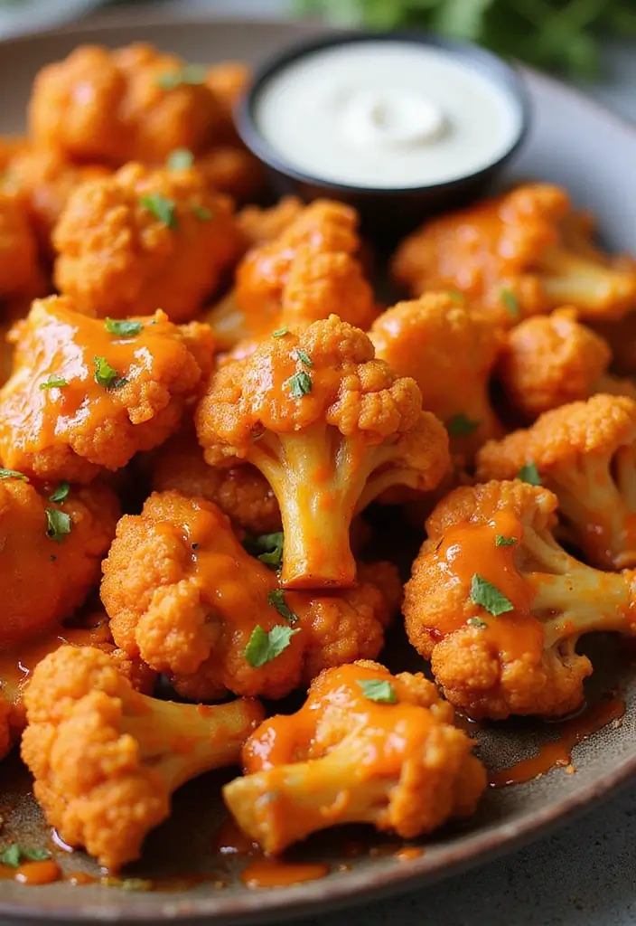 25 Gluten-Free Street Food Recipes to Try at Home - 2. Cauliflower Buffalo Wings