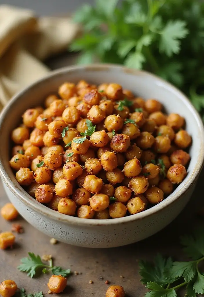 25 Gluten-Free Street Food Recipes to Try at Home - 24. Roasted Chickpea Snack