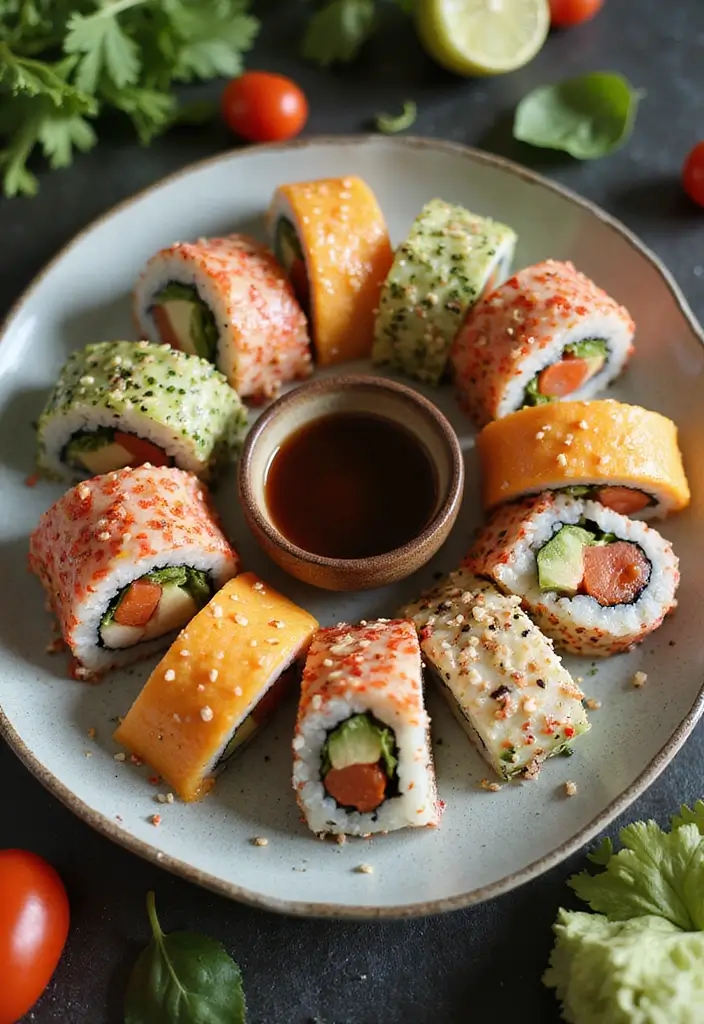25 Gluten-Free Street Food Recipes to Try at Home - 4. Vegan Sushi Rolls