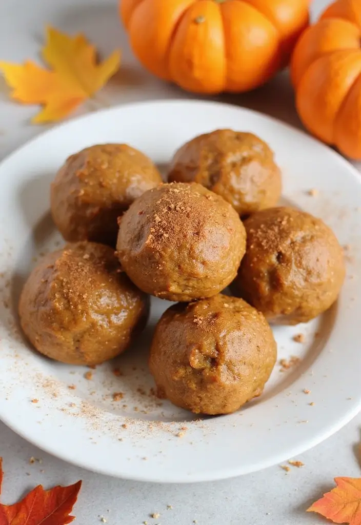 25 Gluten-Free Treats Kids Will Love - 10. Pumpkin Spice Energy Balls