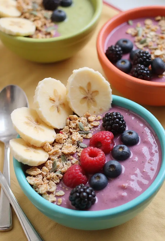 25 Gluten-Free Treats Kids Will Love - 16. Berry Smoothie Bowls