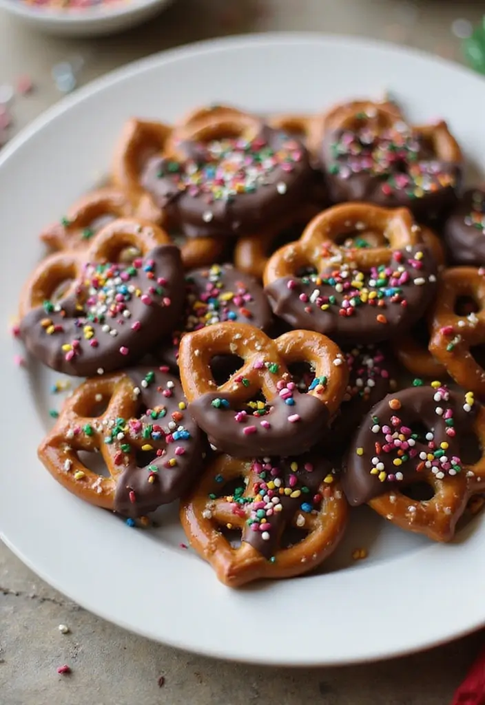 25 Gluten-Free Treats Kids Will Love - 20. Chocolate-Dipped Pretzels