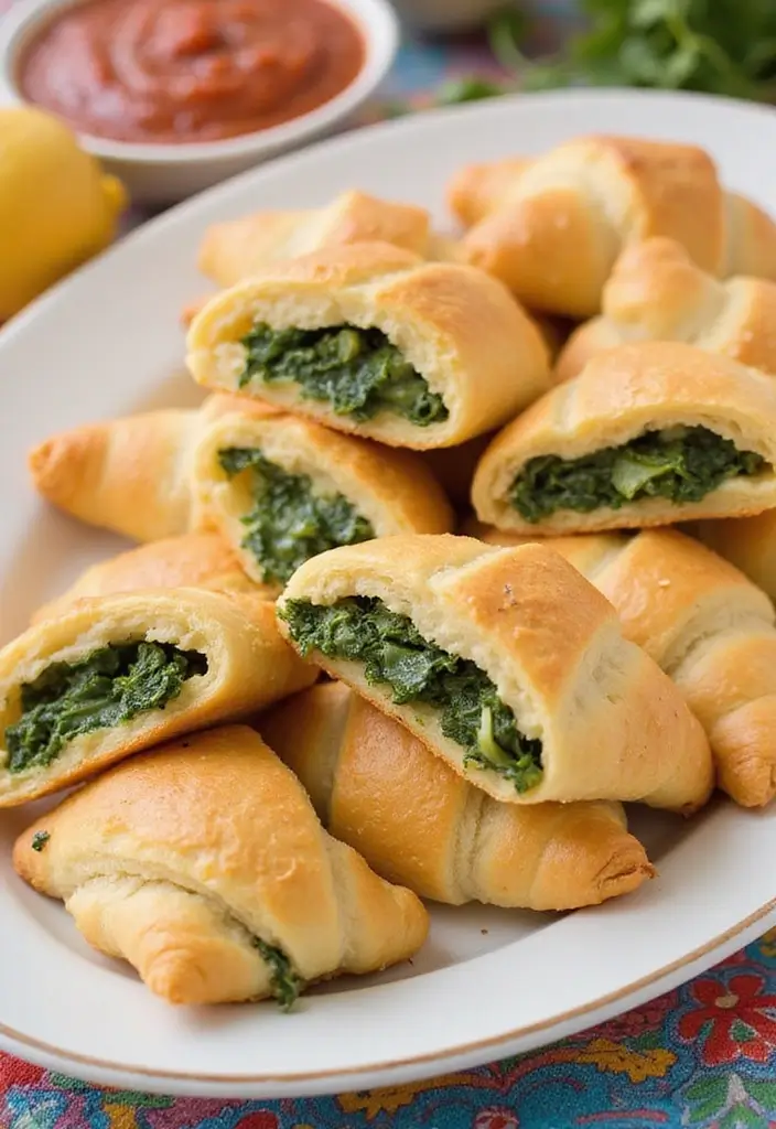 25 Gluten-Free Treats Kids Will Love - 24. Spinach and Cheese Stuffed Crescent Rolls