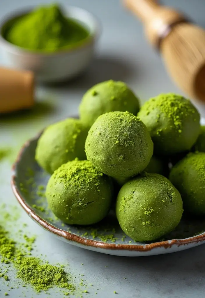 25 Gluten-Free and Sugar-Free Treats - 15. Matcha Energy Bites