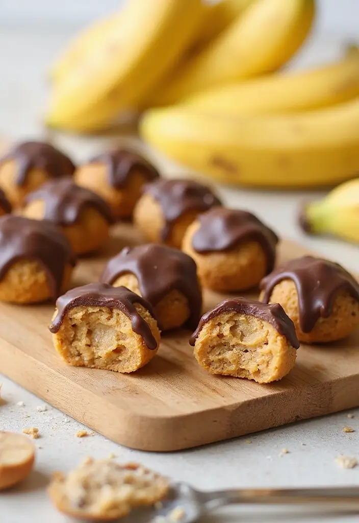 25 Gluten-Free and Sugar-Free Treats - 18. Peanut Butter Banana Bites