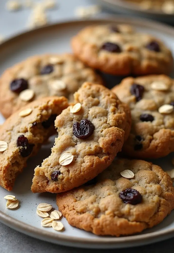 25 Gluten-Free and Sugar-Free Treats - 21. Oatmeal Cookies with Raisins