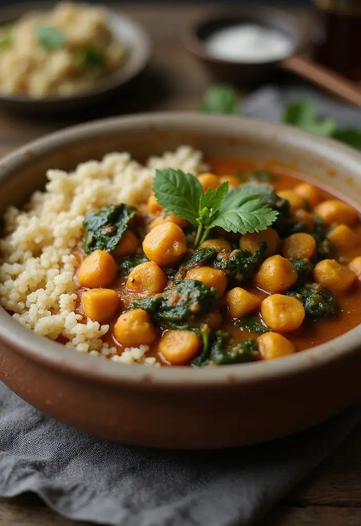25 Heart-Healthy Gluten-Free Dinners for Busy Families - 10. Chickpea and Spinach Curry