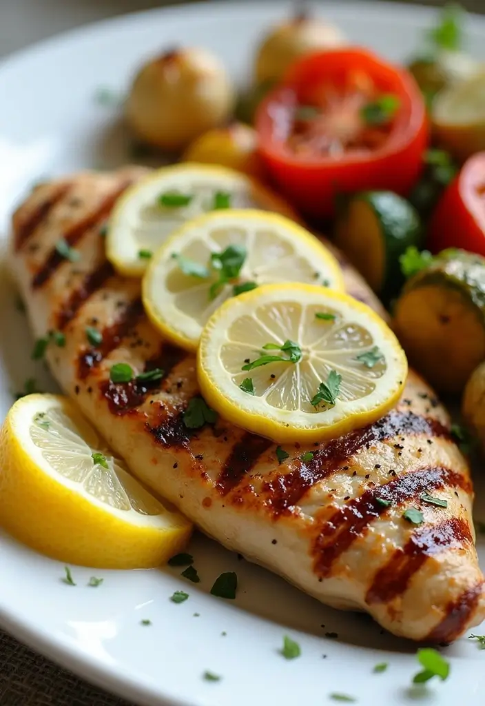 25 Heart-Healthy Gluten-Free Dinners for Busy Families - 2. Lemon Herb Grilled Chicken