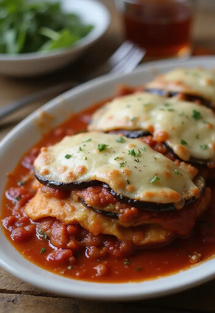 25 Heart-Healthy Gluten-Free Dinners for Busy Families - 21. Eggplant Parmesan with Marinara