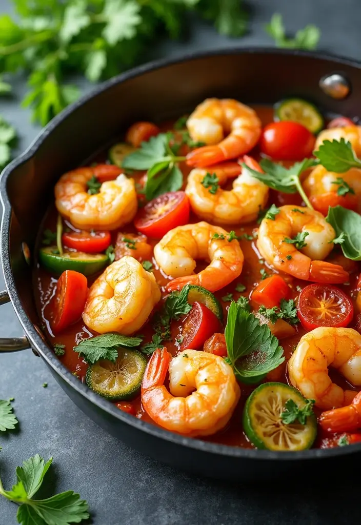 25 Heart-Healthy Gluten-Free Dinners for Busy Families - 6. One-Pan Lemon Garlic Shrimp & Veggies