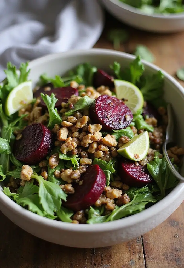25 High-Fiber Gluten-Free Dishes for Gut Health - 13. Beet & Lentil Salad