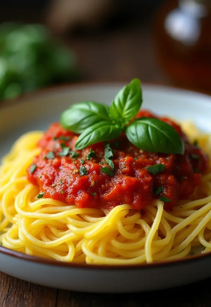 25 High-Fiber Gluten-Free Dishes for Gut Health - 20. Spaghetti Squash with Tomato Basil Sauce