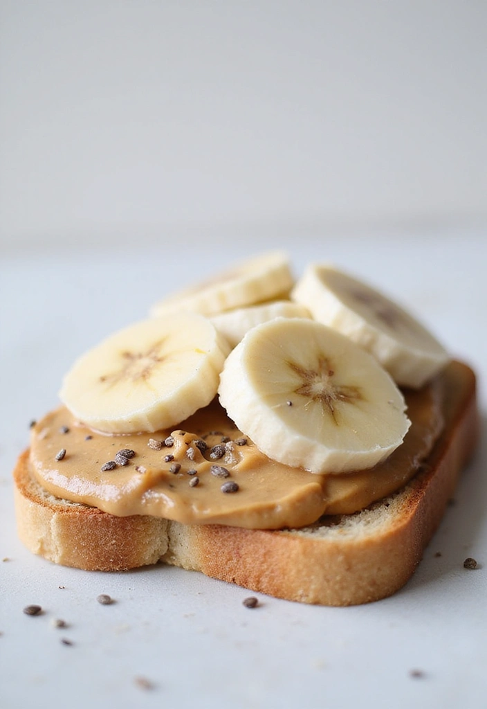 25 High-Fiber Gluten-Free Dishes for Gut Health - 24. Almond Butter & Banana Toast