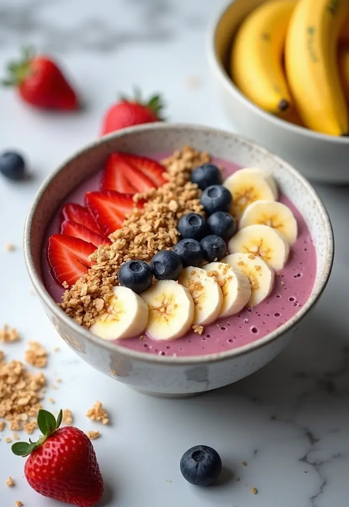 25 High-Fiber Gluten-Free Dishes for Gut Health - 6. Fiber-Rich Smoothie Bowl