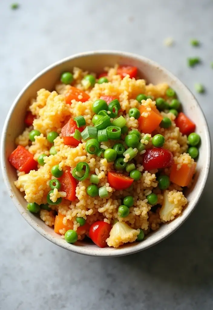 25 High-Fiber Gluten-Free Dishes for Gut Health - 9. Cauliflower Rice Stir-Fry