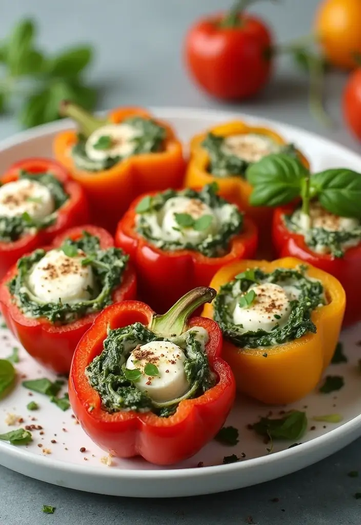 25 One-Pot Gluten-Free Dishes That Save Time - 15. Spinach and Feta Stuffed Peppers