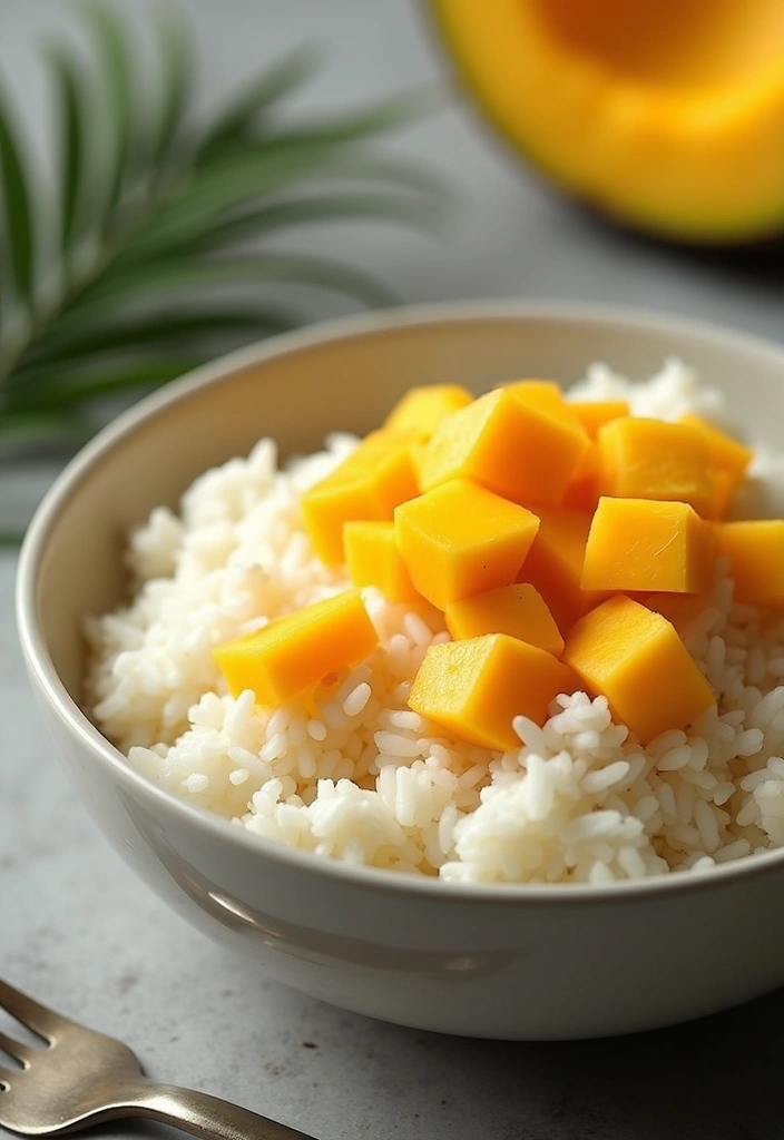 25 One-Pot Gluten-Free Dishes That Save Time - 16. Coconut Rice with Mango
