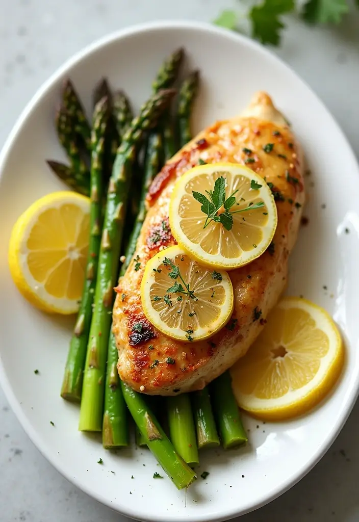 25 One-Pot Gluten-Free Dishes That Save Time - 2. Lemon Garlic Chicken and Asparagus