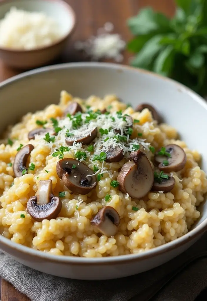 25 One-Pot Gluten-Free Dishes That Save Time - 3. Creamy Mushroom Risotto
