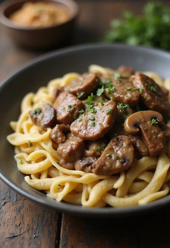 25 One-Pot Gluten-Free Dishes That Save Time - 8. One-Pot Beef Stroganoff