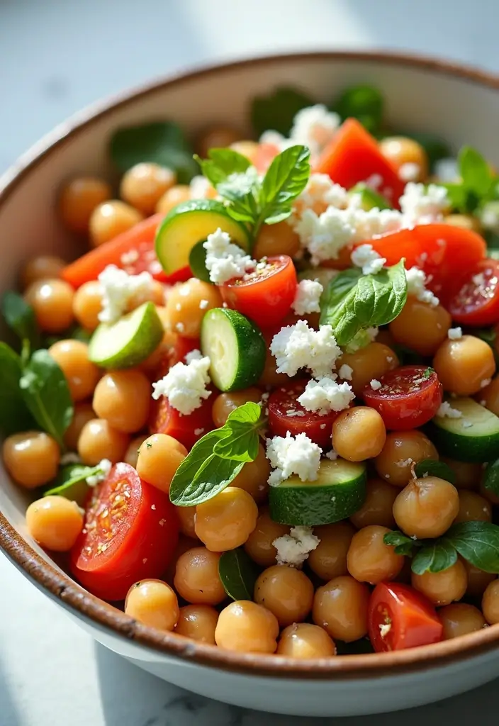 25 One-Pot Gluten-Free Dishes That Save Time - 9. Mediterranean Chickpea Salad