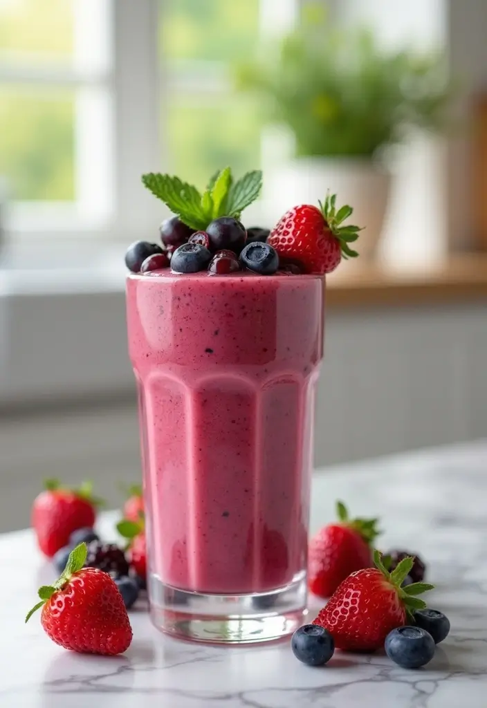 25 Simple Gluten-Free Breakfasts to Start Strong - 1. Berry Blast Smoothie