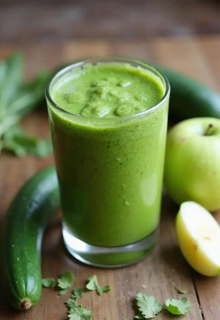 25 Simple Gluten-Free Breakfasts to Start Strong - 10. Green Detox Smoothie