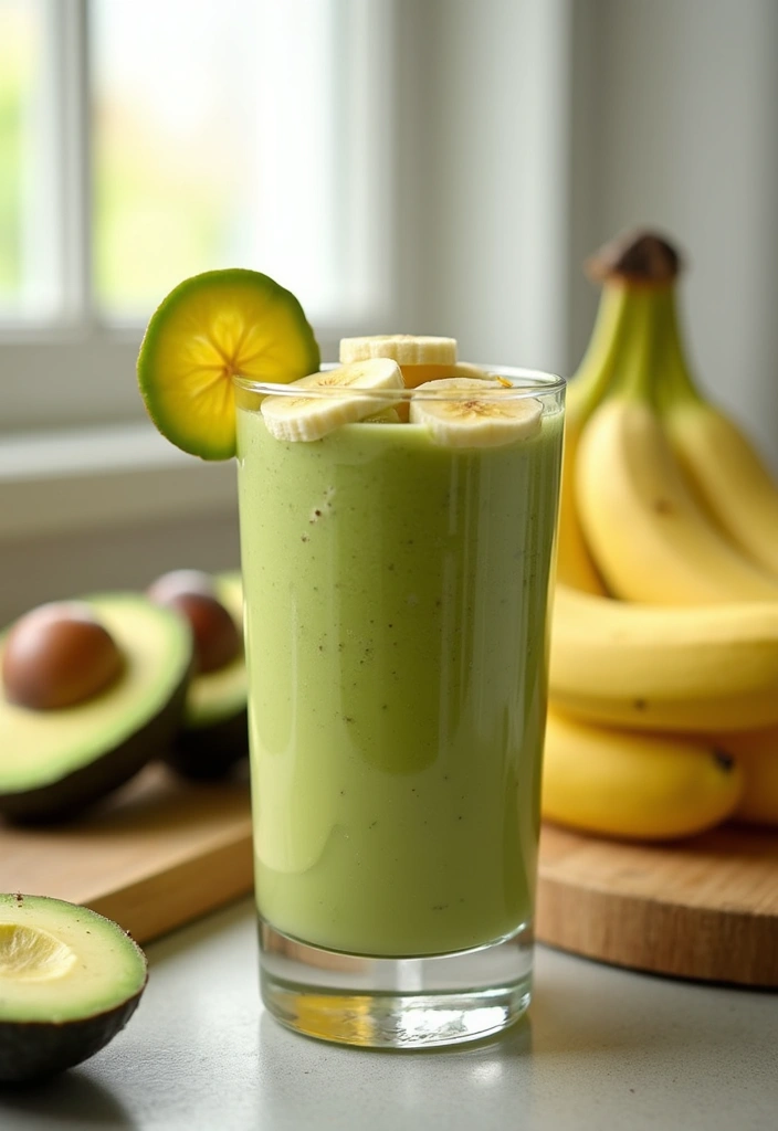 25 Simple Gluten-Free Breakfasts to Start Strong - 3. Avocado Banana Smoothie
