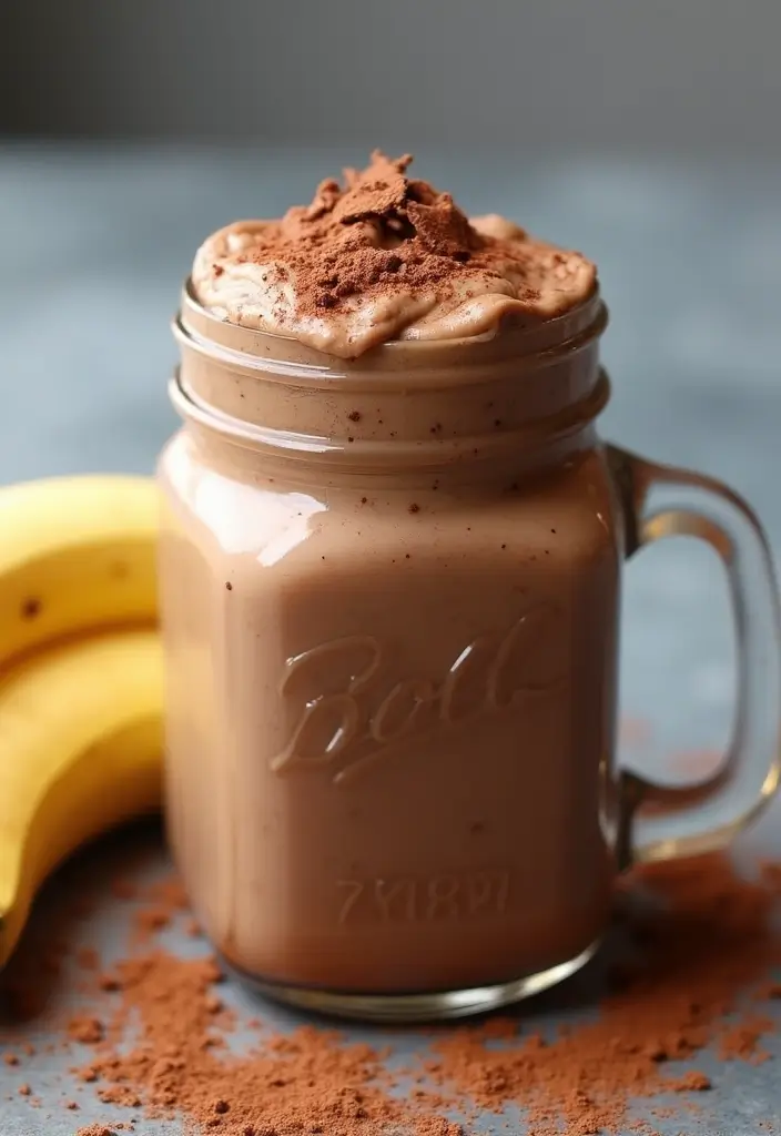 25 Simple Gluten-Free Breakfasts to Start Strong - 4. Chocolate Peanut Butter Smoothie