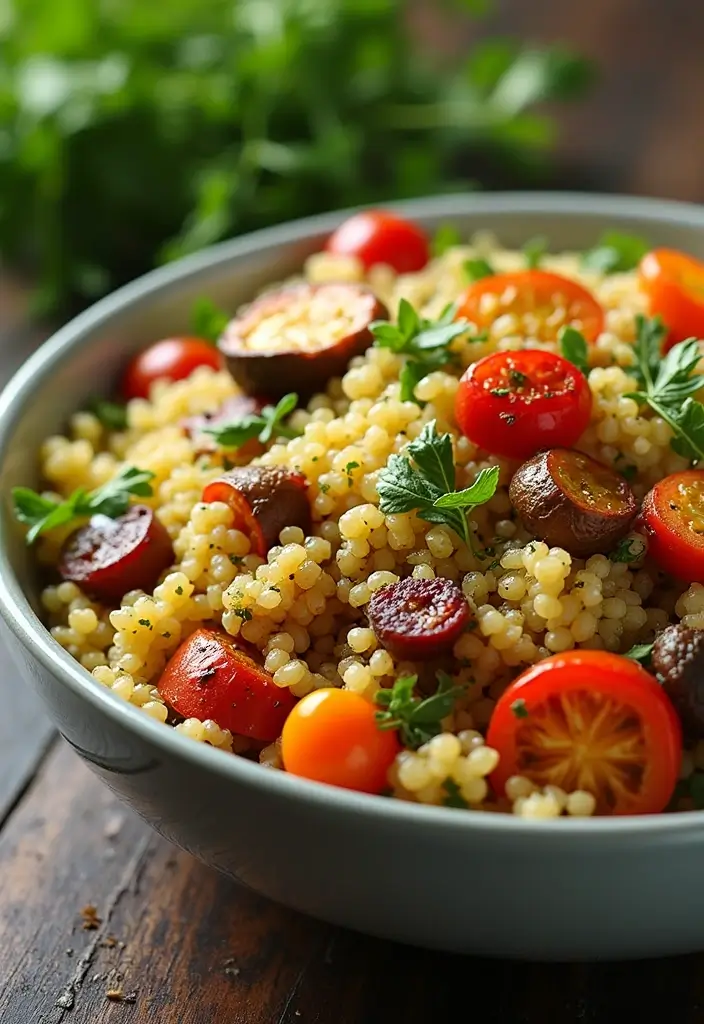 26 Easy Gluten-Free Weeknight Dinner Recipes - 17. Roasted Vegetable Quinoa Bowl
