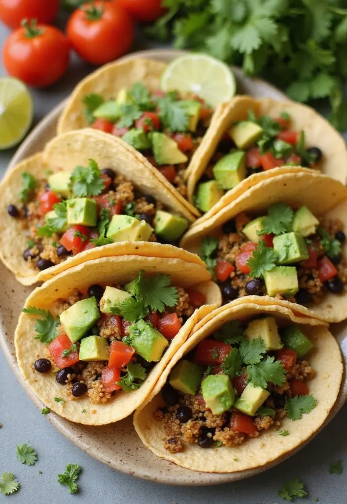 26 Easy Gluten-Free Weeknight Dinner Recipes - 2. Quinoa and Black Bean Tacos