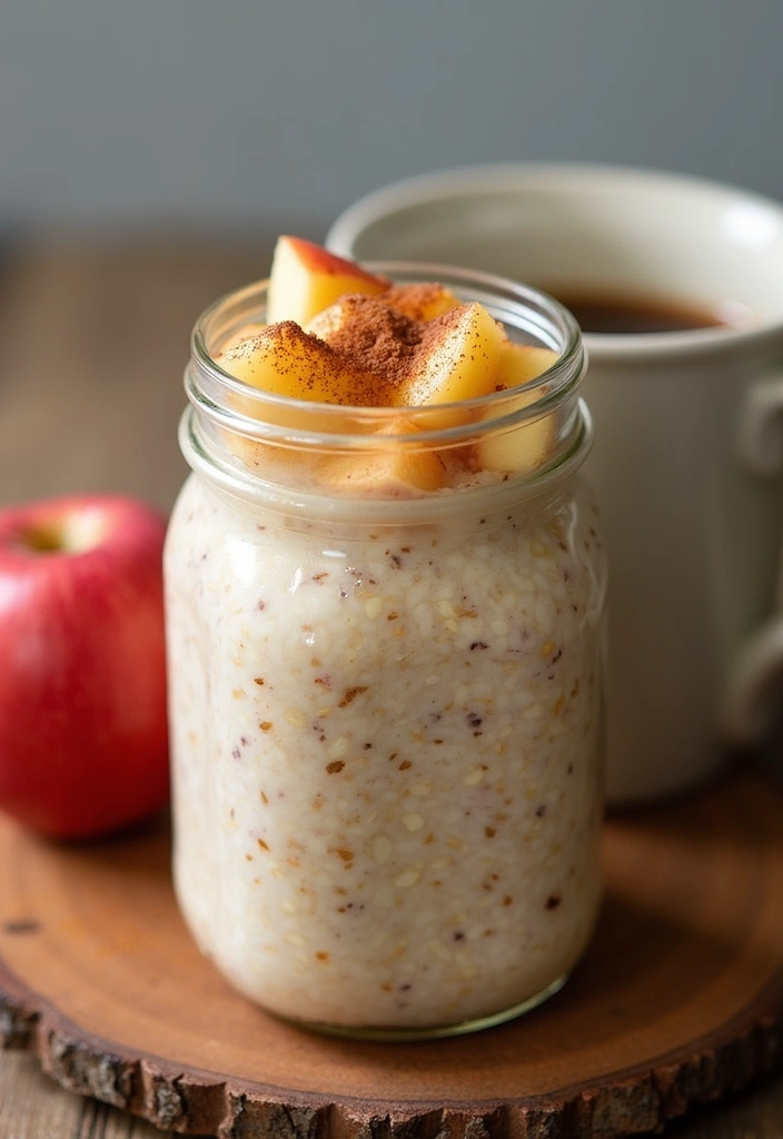 26 Gluten-Free Breakfasts for Family Sundays - 10. Apple Cinnamon Overnight Oats