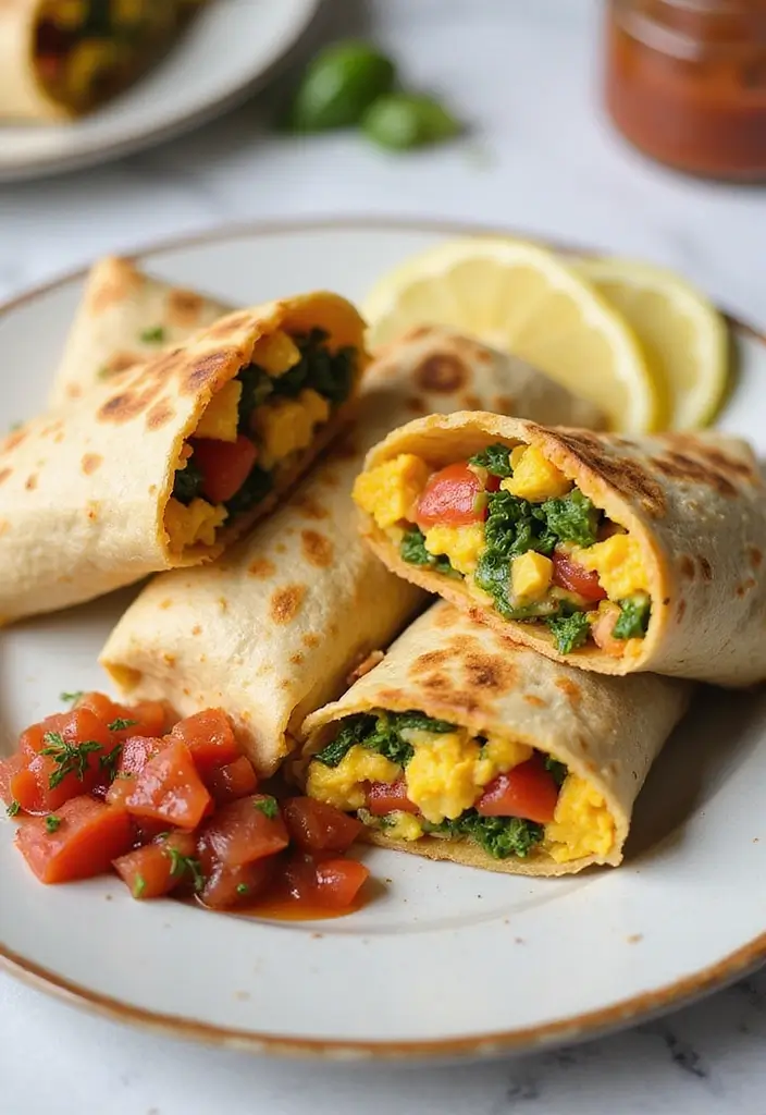 26 Gluten-Free Breakfasts for Family Sundays - 13. Veggie Breakfast Burritos