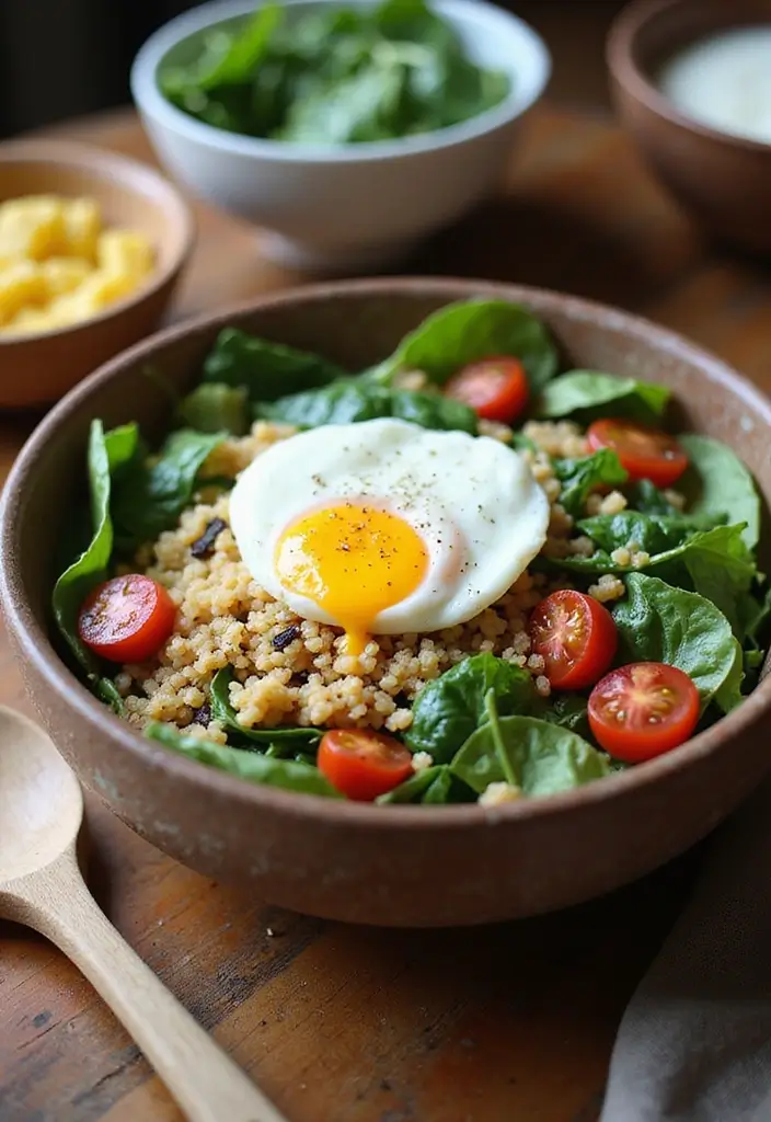 26 Gluten-Free Breakfasts for Family Sundays - 2. Savory Quinoa Breakfast Bowl