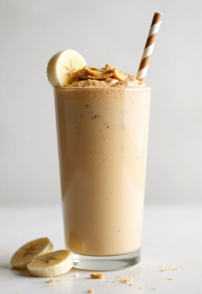 26 Gluten-Free Breakfasts for Family Sundays - 24. Peanut Butter Banana Smoothie